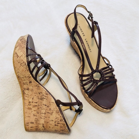 Wedge Sandals by Chinese Laundry Size 8.5 - Picture 2 of 8